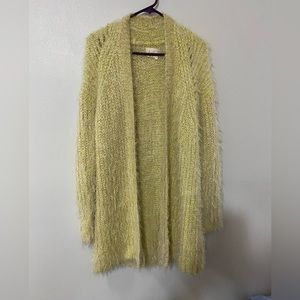 A by Anthropologie eyelash cardigan sweater XS